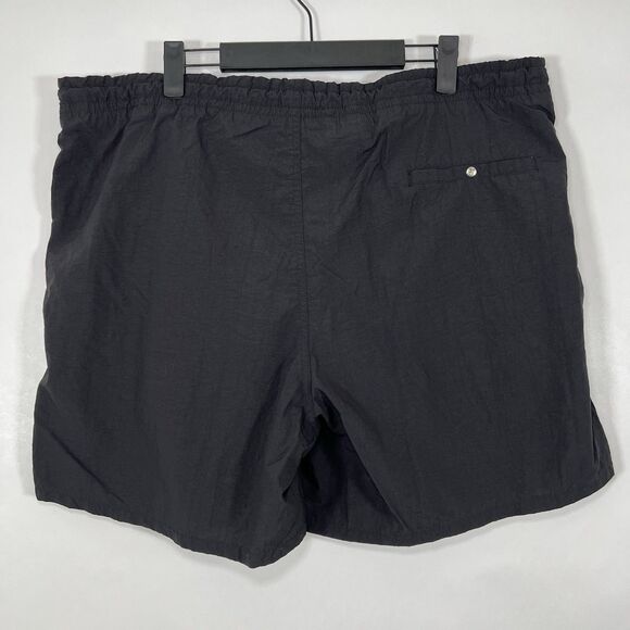 Vintage Big Dogs Swim Trunks Mens Medium (Fit Like XL) 38x6 Black Mesh Lined - Picture 9 of 14